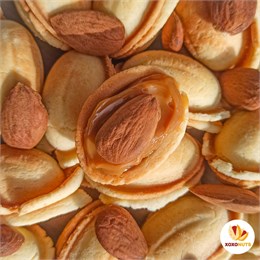 Орешки с вареной сгущенкой из цельного коровьего молока и орехом миндаль премиум класса песочное печенье XOXONUTS 141